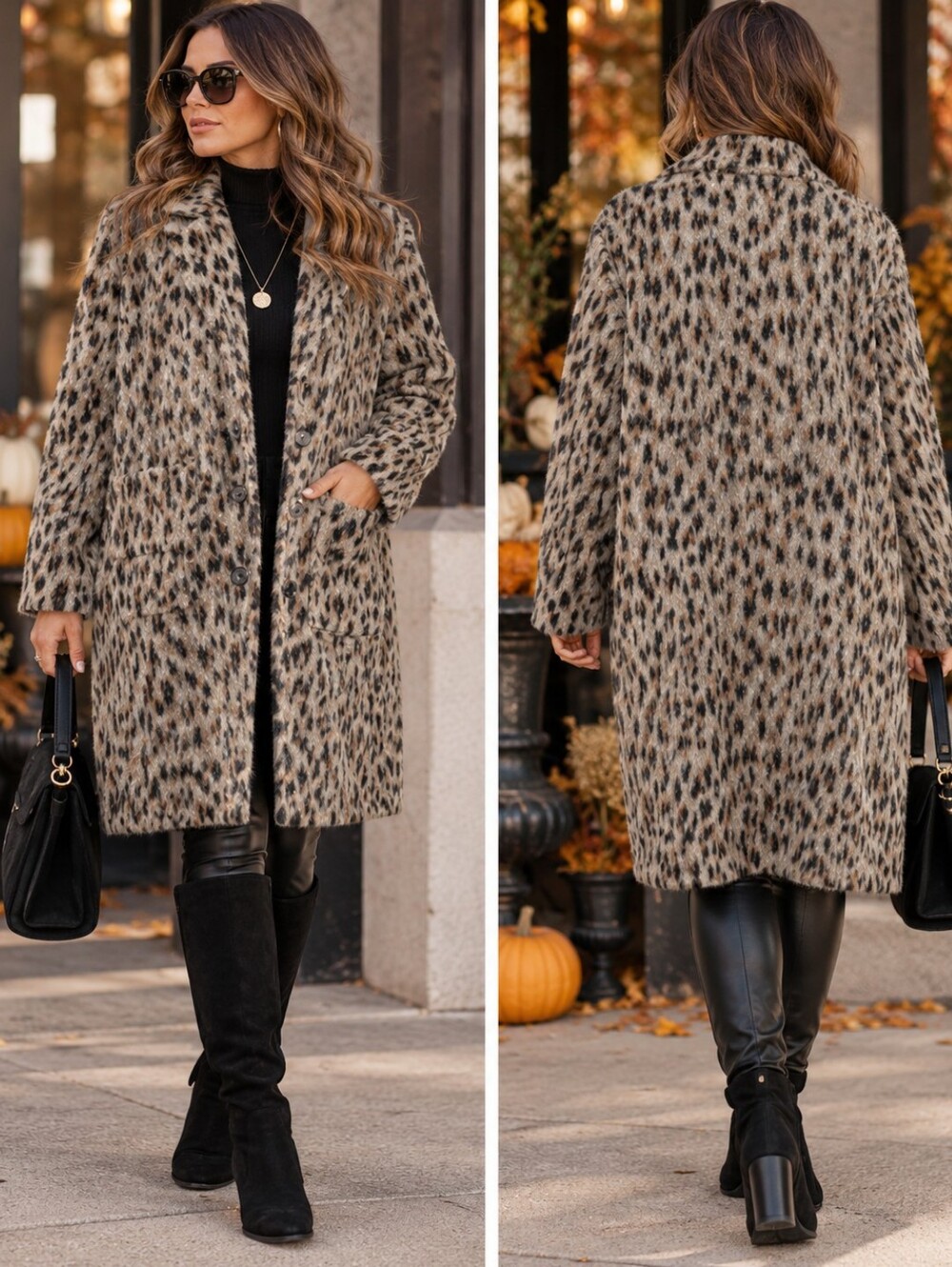 Maurices Leopard Print Cardigan 2X Fall Mob Wife Animal Print Luxe Statement